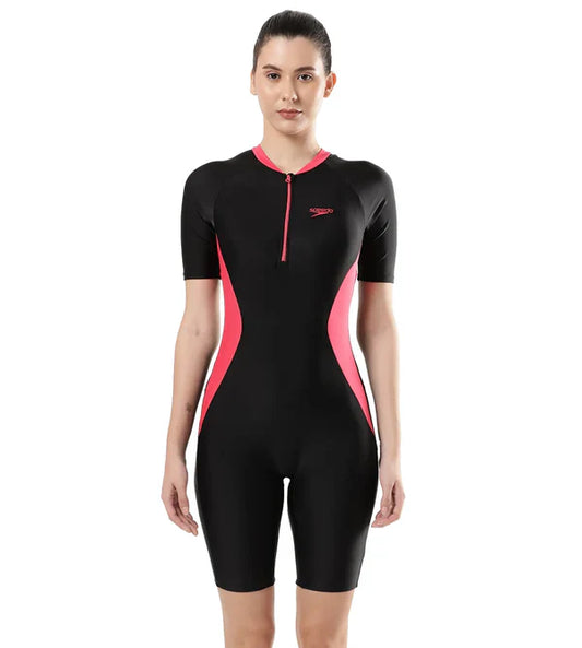 Speedo Women's Endurance Essential Panel Kneesuit Swimwear