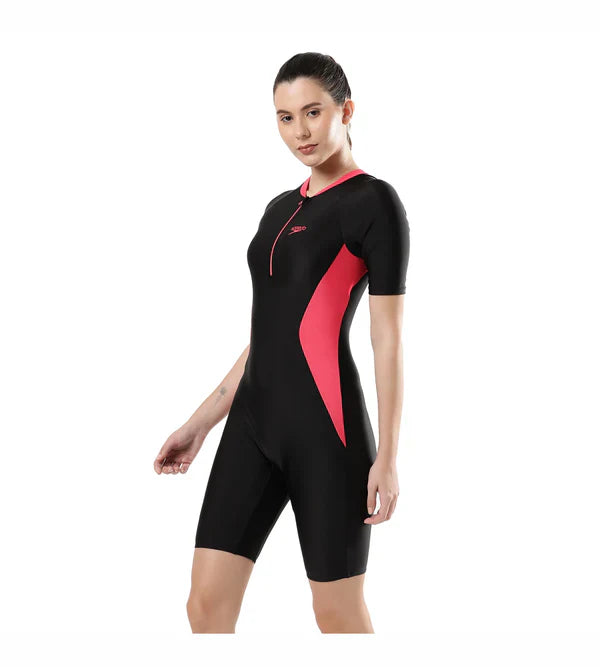 Speedo Women's Endurance Essential Panel Kneesuit Swimwear