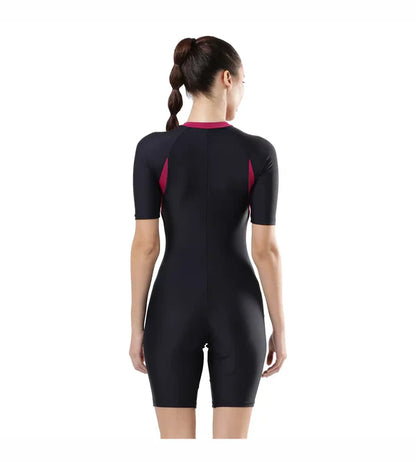 Speedo Women's Endurance Essential Panel Kneesuit Swimwear
